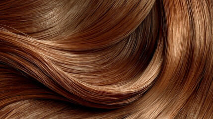 Fototapeta premium hair close-up with shiny healthy texture
