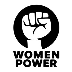Obraz premium A powerful symbol of female empowerment and strength in a modern design
