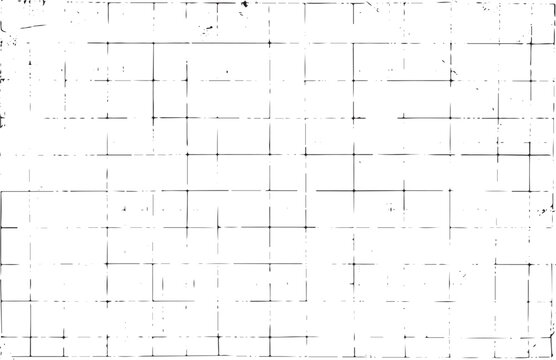 Grungy grid pattern with distressed texture