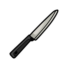 Fototapeta premium simple vector long knife for cooking tools