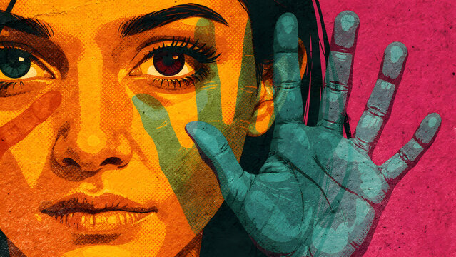 International Day Violence Against Women Awareness Concept