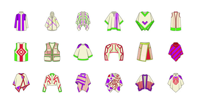 Geometric Technical Outerwear Asset Sheet