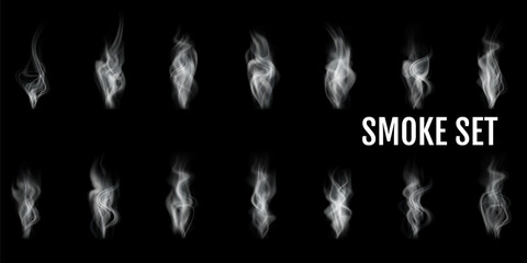 Wispy smoke tendrils rising in dark, ethereal atmosphere © Ahamed Sagor
