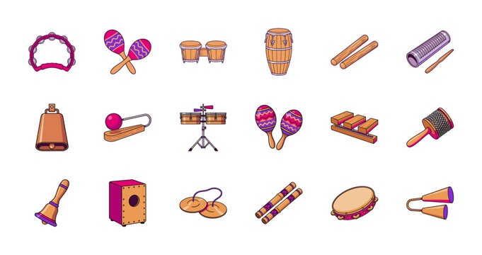 Latin Percussion and Maracas Asset Sheet