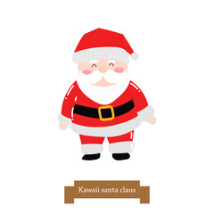 Obraz premium Santa Claus characters celebrating with gifts, trees, and decorations. 