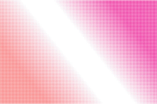 Vibrant Magenta and Coral Halftone Gradient Texture for Retro Pop Art and Y2K Digital Marketing