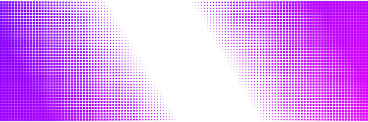 Purple Halftone Square Pattern Banner for Cyberpunk Gaming and Esports Branding ©  S u n n y B u n n y