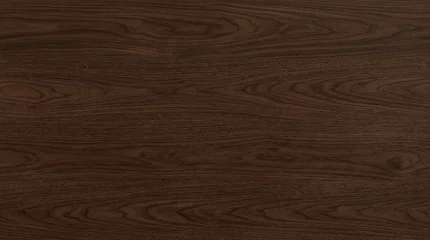 Fotobehang Hout Rich brown wood texture showing wavy grain patterns ideal for backgrounds  © Maruf