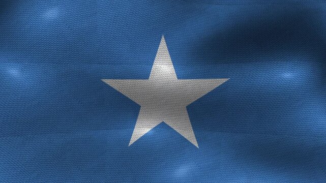 Somalia Somali Flag Textured Background Waving