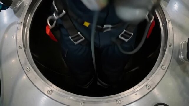 confines space entry training at oil and gas iland