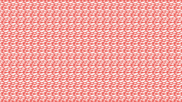 Stereogram Magic Eye Illusion with Hidden 3D Object Pattern, Pink and White Repeating Texture