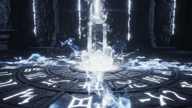 Crystal Ritual Circle Amplifies Energy