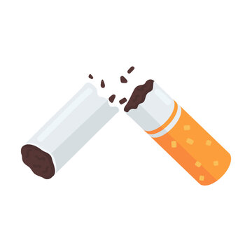 Broken Cigarette A Symbol of Quitting Smoking and Embracing a Healthy Lifestyle