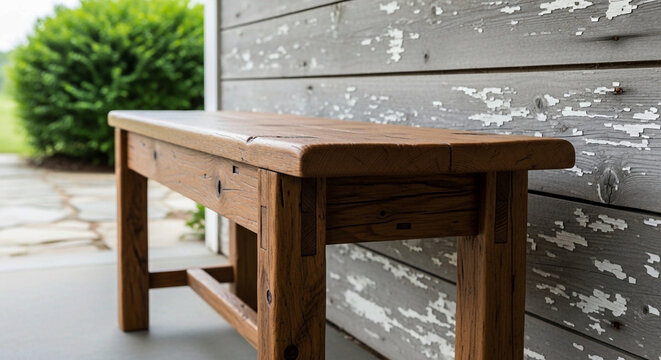 wooden bench in the snow wood, furniture, table, wooden, chair, stool, seat, bench