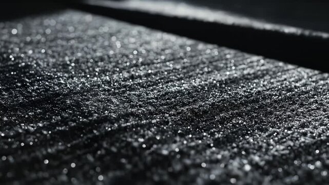 Closeup of sparkling textured surface for commercial backgrounds, digital design, and advertising