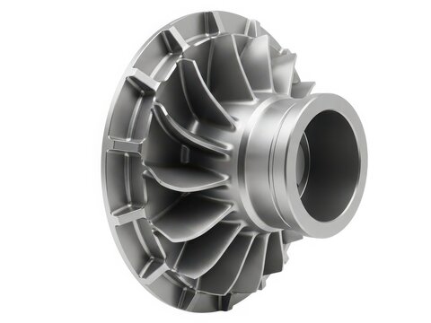 Industrial impeller for fluid handling