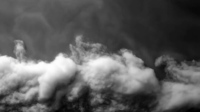 Clouds with thick dry ice vapor continuously billowing, atmospheric haze, atmospheric effect, abstract background