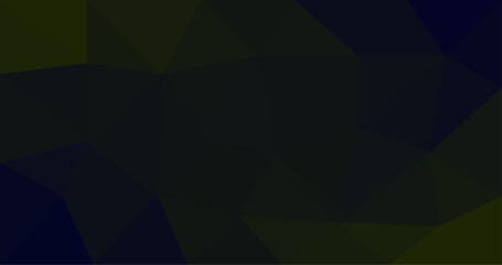 Obraz premium Triangle from Low polygons texture of Dark Green Blue geometric shapes