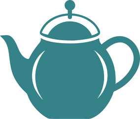 Obraz premium tea pot icon vector on white background 