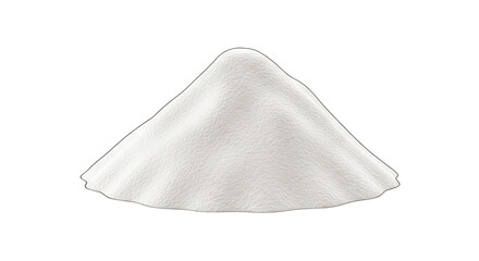 Naklejka premium Pile of White Powder