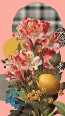 Obraz na płótnie Canvas Spain pattern flowers elements.