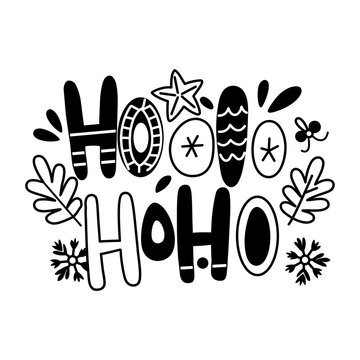 A glyph sticker of santa slang 

