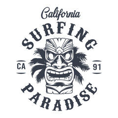 Surfing at California beach © DGIM studio