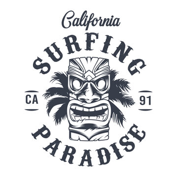 Surfing at California beach