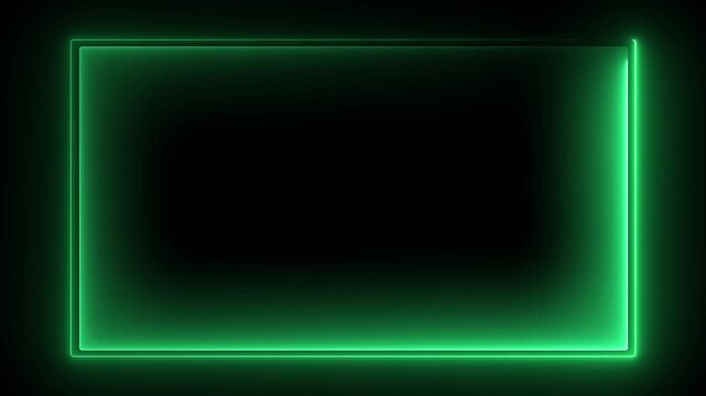 Neon Light screen LOOP abstract background  looped animation - animation fluorescent ultraviolet light 4k glowing line Abstract web neon box pattern LED screens projection technology