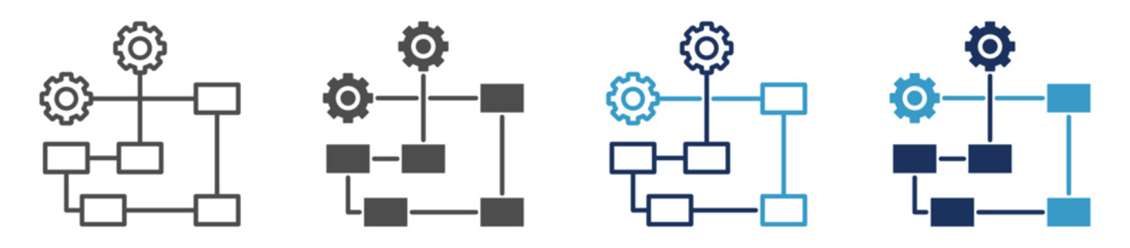 structure multi purpose icon set