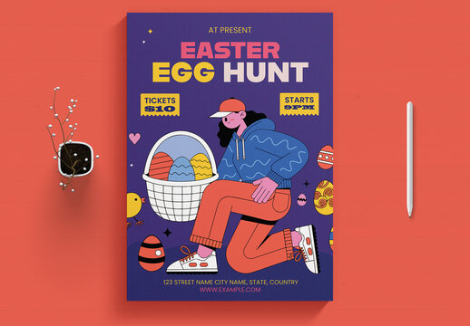 Easter Egg Hunt Flyer