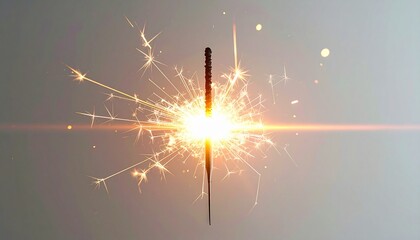 Obraz premium Sparkling Celebration - A Captivating Display of Light and Joy.