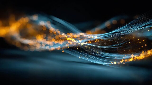 Dynamic abstract image conveying movement and energy. Perfect for representing growth, innovation, or conveying a sense of progress in marketing mater