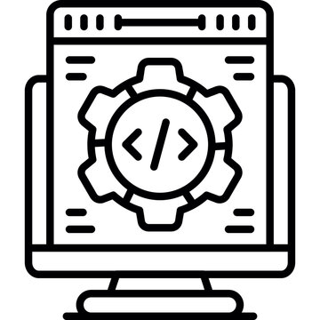 Web Development Icon Vector Element