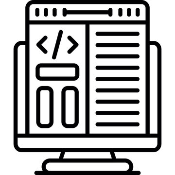 Front End Icon Vector Element