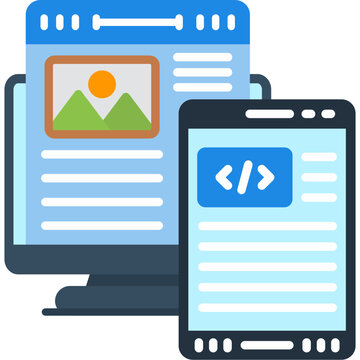 Responsive Design Icon Vector Element