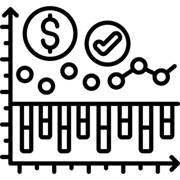 Trading Strategy Icon Vector Element