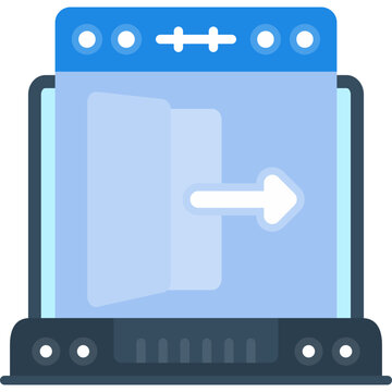 Logout Icon Vector Element