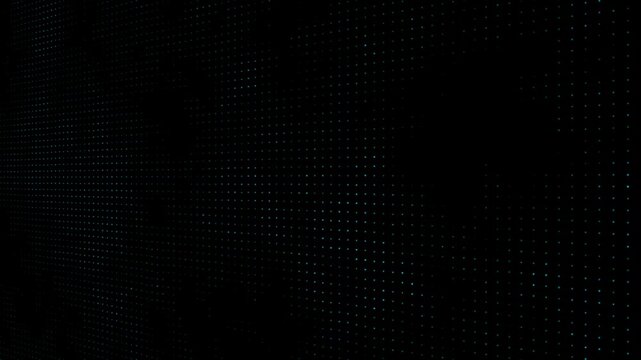 Blue Particle Effect Black Background