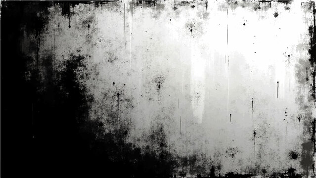 Vector Grunge and weathered distressed textures create raw artistic backgrounds for your project, featuring dark and light shades create visual texture and design style