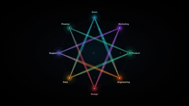 Activity heatmap chart on a dark background suitable for data analysis reports, business presentations, visualizing patterns in user engagement. ProRes 4444 Alpha Channel