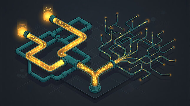 Attention Flow System Showing Focus and Fragmentation