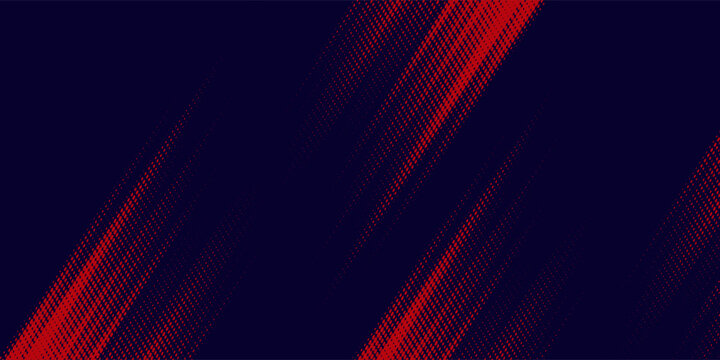 Red halftone dots blue color pattern gradient grunge texture background. Dot pop art comic sport style vector illustration.