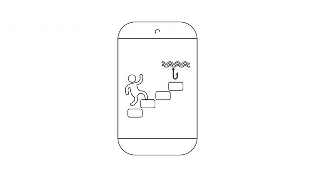 Smartphone Addiction - A Visual Metaphor of Digital Dependency.