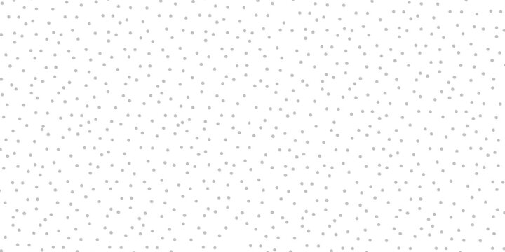 Seamless polka dot pattern. Vector pattern with black circles on white background.