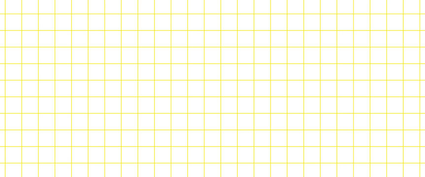 Grid line seamless Pattern. Yellow grid texture isolated on white background. Grid pattern art elements Used for structural layouts and architectural design.