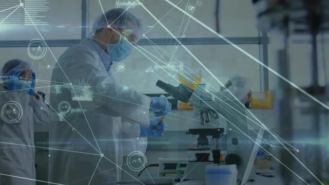 A scientist is conducting an experiment in a laboratory