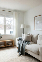 Fototapeta premium Beautiful neat and clean home decoration with innovative way 
