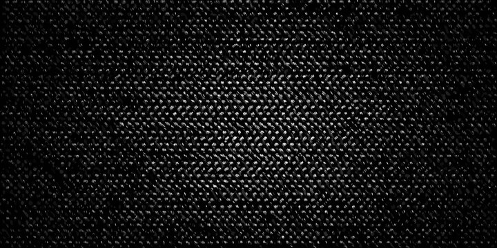 Close up of a dark textured fabric with a woven pattern