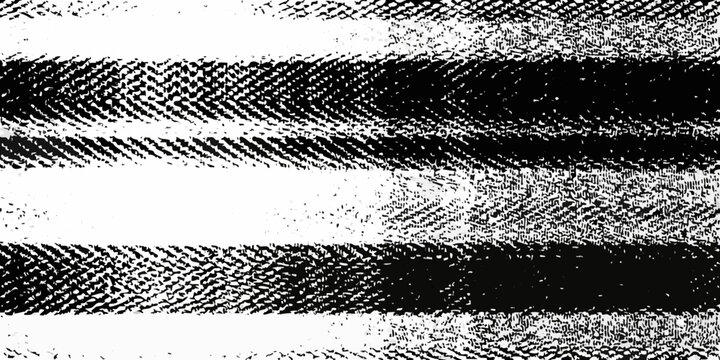Abstract black and white striped texture resembling distorted television static